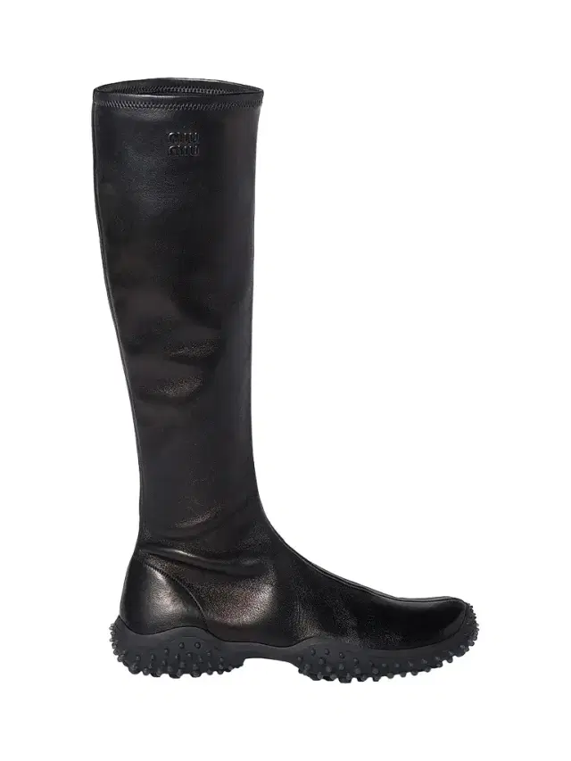 Miu Miu Women's Stretch Nappa Leather Boots - Black