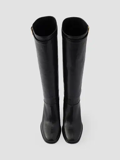 Prada Women's Leather Boots - Black - Size 10.5 | Thumbnail 2 Prada Women's Leather Boots - Black - Size 10.5 | Thumbnail 2