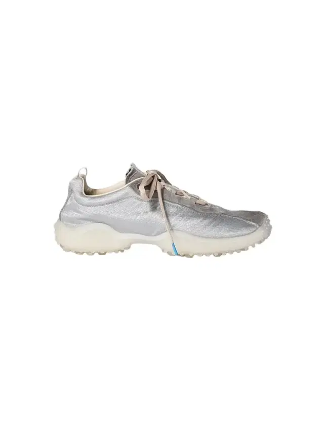 Miu Miu Women's Bubble Technical Fabric and Suede Sneakers - Grey