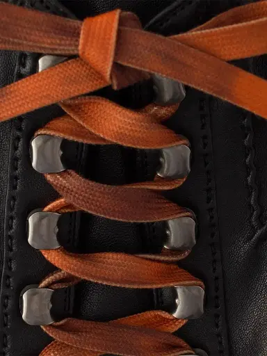 Prada Men's Collapse Antiqued Nappa Leather Sneakers with Hooks | Thumbnail 5