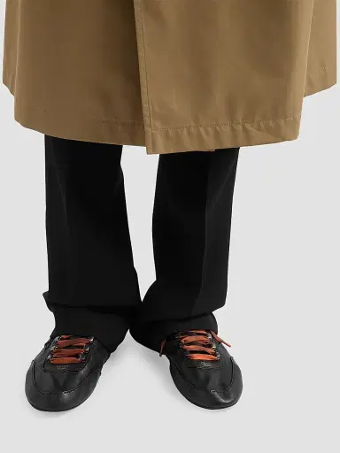 Prada Men's Collapse Antiqued Nappa Leather Sneakers with Hooks | Thumbnail 6