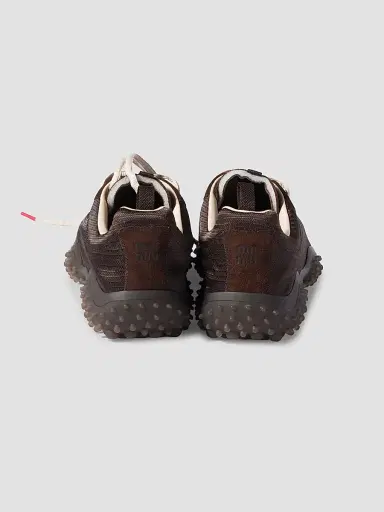 Miu Miu Women's Bubble Technical Fabric and Suede Sneakers - Brown - Size 11 | Thumbnail 3