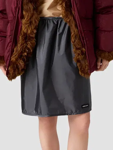 Miu Miu Women's Technical Fabric Skirt - Grey - Size 6 | Thumbnail 5 Miu Miu Women's Technical Fabric Skirt - Grey - Size 6 | Thumbnail 5