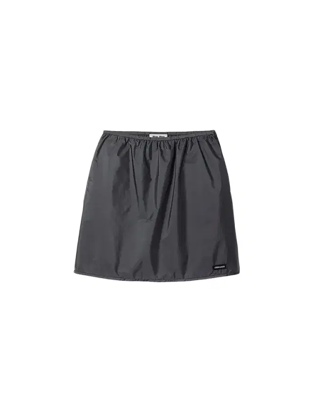 Miu Miu Women's Technical Fabric Skirt - Grey