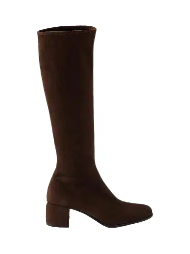 Prada Women's Stretch Suede Boots - Brown - Size 7 | Thumbnail 1