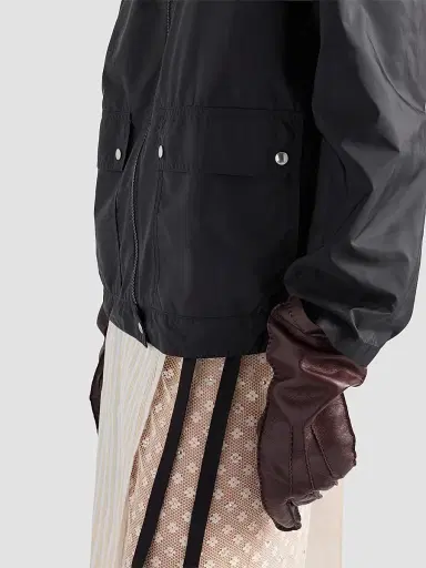 Prada Women's Lightweight Nylon Blouson Jacket - Black - Size 4 | Thumbnail 6 Prada Women's Lightweight Nylon Blouson Jacket - Black - Size 4 | Thumbnail 6