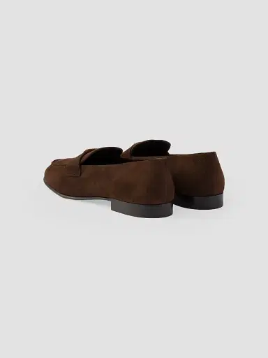 Prada Women's Suede Loafers - Brown - Size 12 | Thumbnail 3 Prada Women's Suede Loafers - Brown - Size 12 | Thumbnail 3
