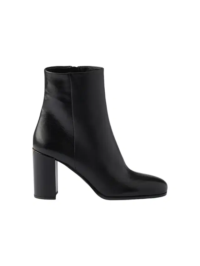 Women's Leather Booties - Black