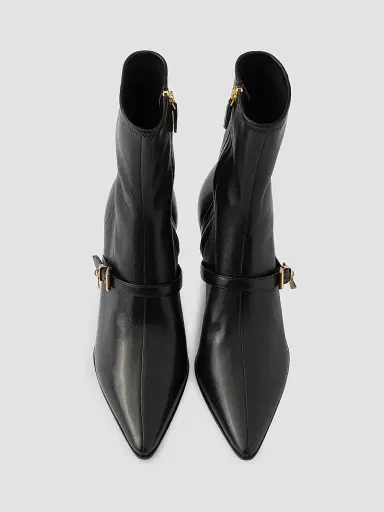 Prada Women's Stretch Nappa Leather Booties - Black - Size 12 | Thumbnail 2 Prada Women's Stretch Nappa Leather Booties - Black - Size 12 | Thumbnail 2