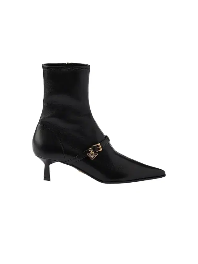 Prada Women's Stretch Nappa Leather Booties - Black