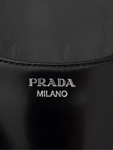 Prada Women's Brushed Leather Slingback Pumps - Black - Size 10 | Thumbnail 5 Prada Women's Brushed Leather Slingback Pumps - Black - Size 10 | Thumbnail 5