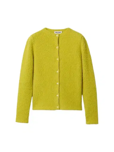 Miu Miu Women's Wool Cardigan - Yellow - Size 2 | Thumbnail 1 Miu Miu Women's Wool Cardigan - Yellow - Size 2 | Thumbnail 1