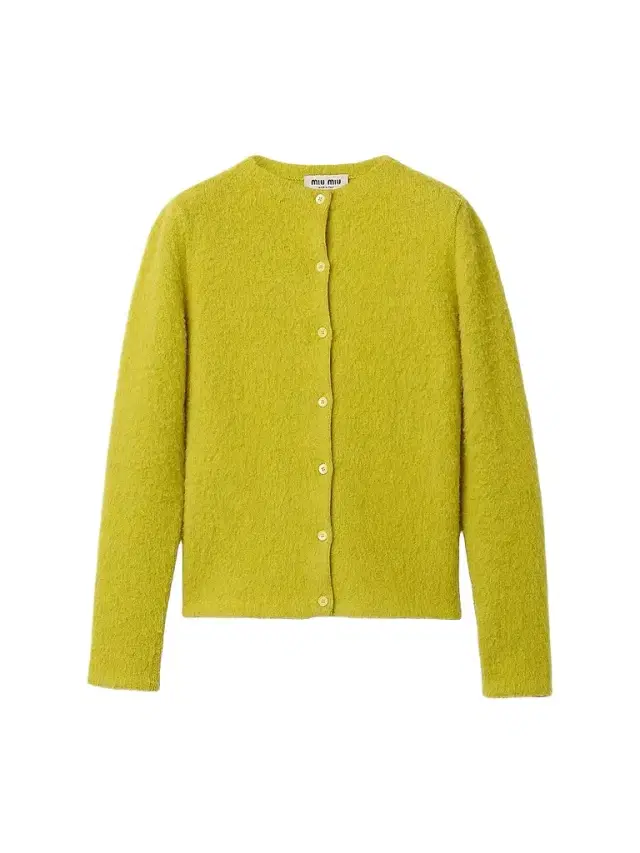Miu Miu Women's Wool Cardigan - Yellow