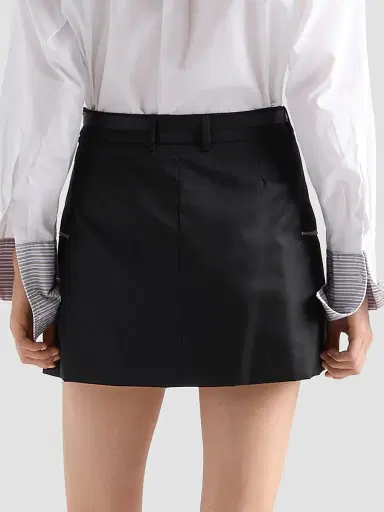Prada Women's Nylon Skirt - Black - Size 10 | Thumbnail 4 Prada Women's Nylon Skirt - Black - Size 10 | Thumbnail 4