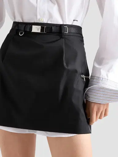 Prada Women's Nylon Skirt - Black - Size 10 | Thumbnail 5 Prada Women's Nylon Skirt - Black - Size 10 | Thumbnail 5