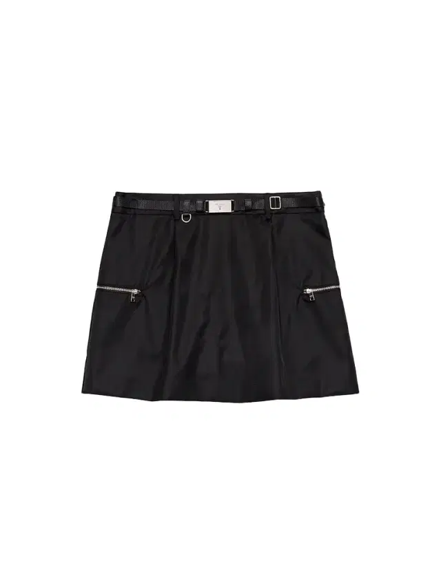 Prada Women's Nylon Skirt - Black