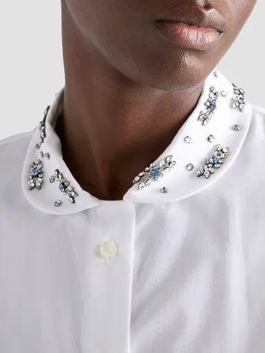 Prada Women's Poplin Shirt | Thumbnail 6 Prada Women's Poplin Shirt | Thumbnail 6