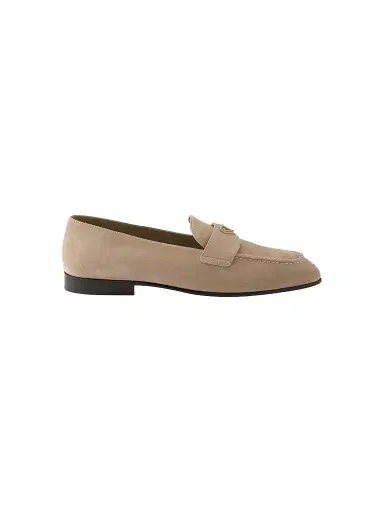 Prada Women's Suede Loafers | Thumbnail 1 Prada Women's Suede Loafers | Thumbnail 1