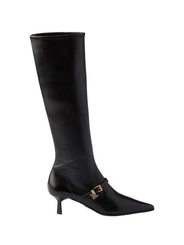 Prada Women's Stretch Nappa Leather Boots - Black