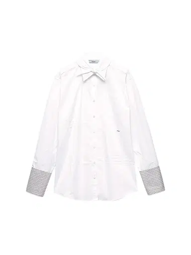 Prada Women's Poplin Shirt - White - Size 6 | Thumbnail 1 Prada Women's Poplin Shirt - White - Size 6 | Thumbnail 1