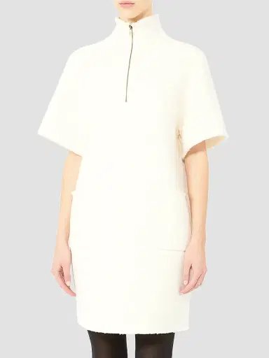 Max Mara Women's Wool Jersey Sweatshirt Dress | Thumbnail 3
