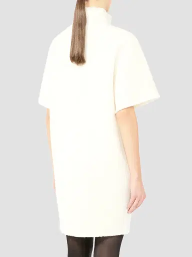 Max Mara Women's Wool Jersey Sweatshirt Dress | Thumbnail 4
