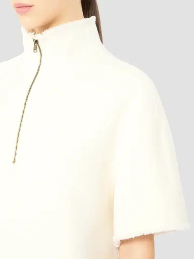 Max Mara Women's Wool Jersey Sweatshirt Dress | Thumbnail 5