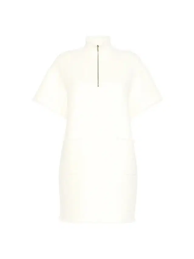 Max Mara Women's Wool Jersey Sweatshirt Dress - White