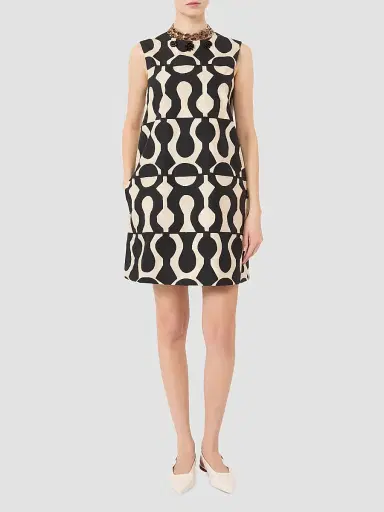 Max Mara Women's Printed Cotton Poplin Dress | Thumbnail 2 Max Mara Women's Printed Cotton Poplin Dress | Thumbnail 2