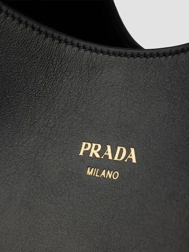 Prada Women's Boogie Large Leather Shoulder Bag - Black | Thumbnail 5 Prada Women's Boogie Large Leather Shoulder Bag - Black | Thumbnail 5