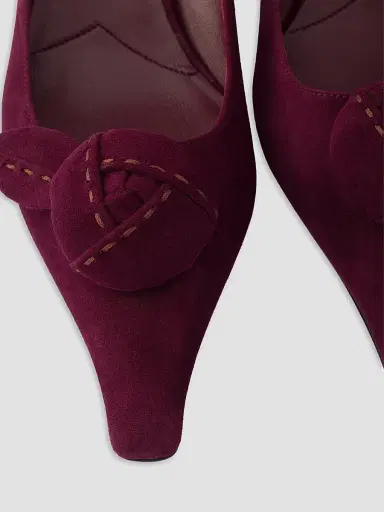 Prada Women's Suede Pumps | Thumbnail 5 Prada Women's Suede Pumps | Thumbnail 5