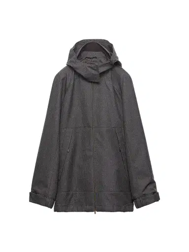 Prada Women's Melange Hopsack Wool Jacket - Grey - Size 6 | Thumbnail 1