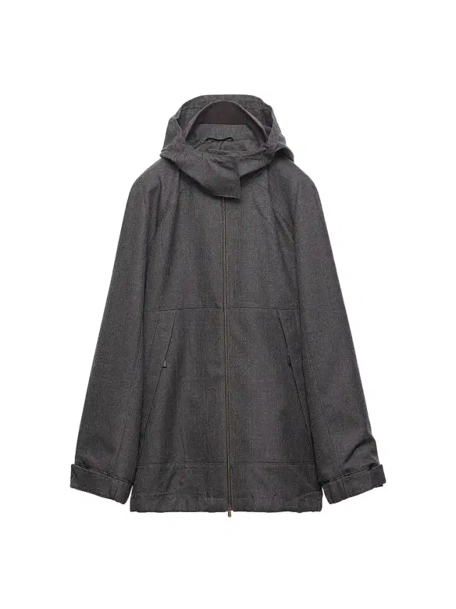 Prada Women's Melange Hopsack Wool Jacket - Grey