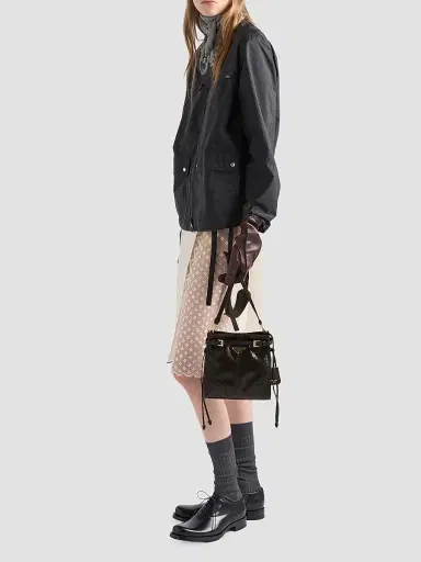 Prada Women's Bonnie Leather Mini Shoulder Bag | Thumbnail 2