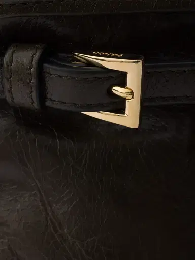 Prada Women's Bonnie Leather Mini Shoulder Bag | Thumbnail 7