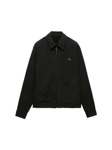 Prada Men's Denim Blouson Jacket - Grey - Size 42 | Thumbnail 1