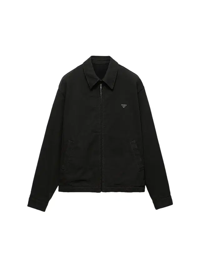 Prada Men's Denim Blouson Jacket - Grey