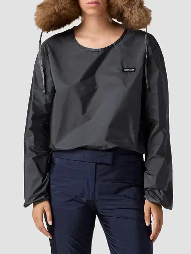 Miu Miu Women's Technical Fabric Top | Thumbnail 2 Miu Miu Women's Technical Fabric Top | Thumbnail 2