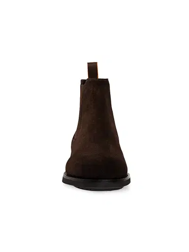 Santoni Men's Suede Chelsea Boots | Thumbnail 6 Santoni Men's Suede Chelsea Boots | Thumbnail 6