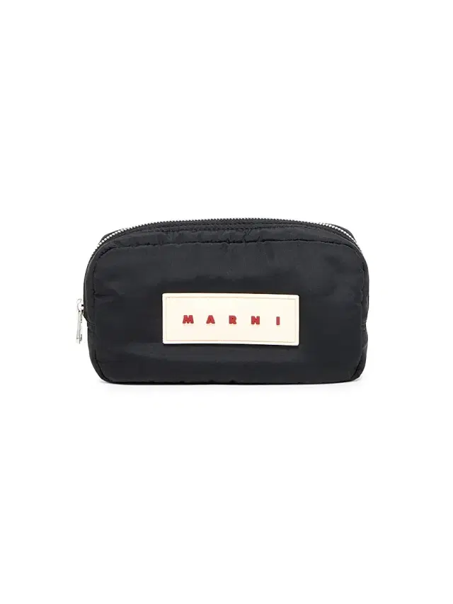 Marni Men's Puffy Logo Pouch - Black