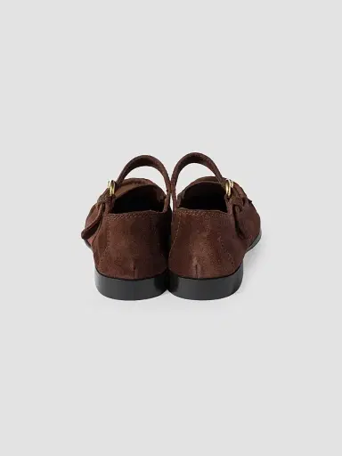 Miu Miu Women's Suede Loafers with Buckle | Thumbnail 2