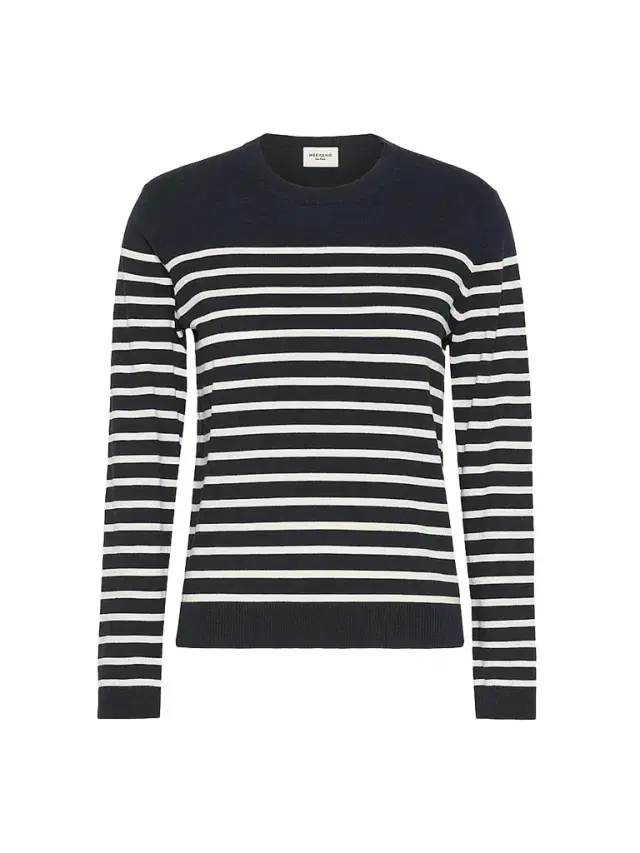 Weekend Max Mara Women's Silk and Wool Yarn Sweater - Navy Multi