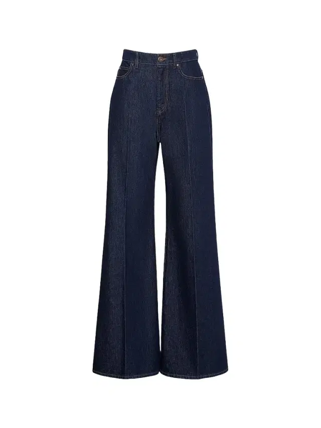 Weekend Max Mara Women's Cotton Denim Palazzo Jeans - Navy