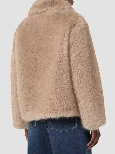 Max Mara Women's Soft Textured Short Coat - Honey | Thumbnail 4