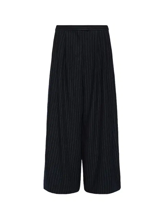 Max Mara Women's Pinstripe Silk Trousers - Midnight Blue