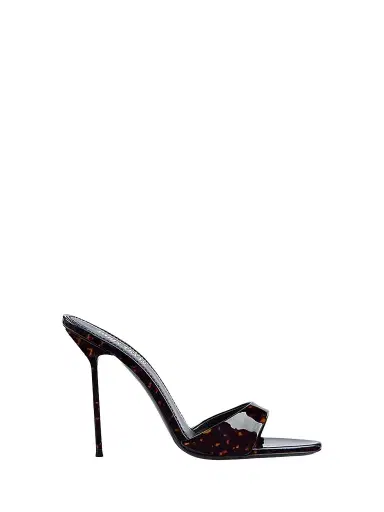 Paris Texas Women's Lidia 105MM Patent Leather Mules | Thumbnail 1 Paris Texas Women's Lidia 105MM Patent Leather Mules | Thumbnail 1