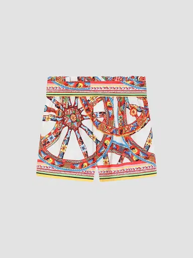 Dolce & Gabbana Girl's Printed Shorts | Thumbnail 2 Dolce & Gabbana Girl's Printed Shorts | Thumbnail 2