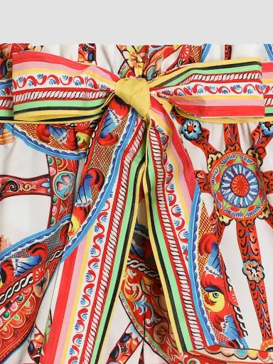 Dolce & Gabbana Girl's Printed Shorts | Thumbnail 4 Dolce & Gabbana Girl's Printed Shorts | Thumbnail 4