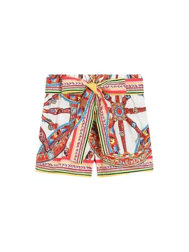 Dolce & Gabbana Girl's Printed Shorts | Thumbnail 1 Dolce & Gabbana Girl's Printed Shorts | Thumbnail 1