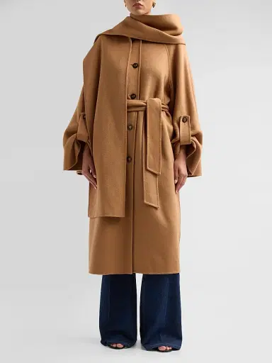 Zimmermann Women's Valiant Wool Scarf Coat | Thumbnail 2 Zimmermann Women's Valiant Wool Scarf Coat | Thumbnail 2